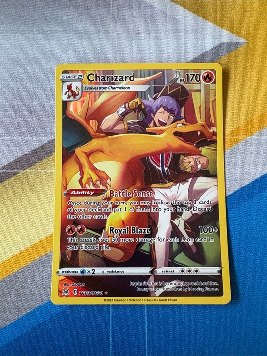 Pokemon Other - Charizard TG03/TG30 Trainer Gallery Pokemon TCG Lost Origin Ultra Rare Holo NM